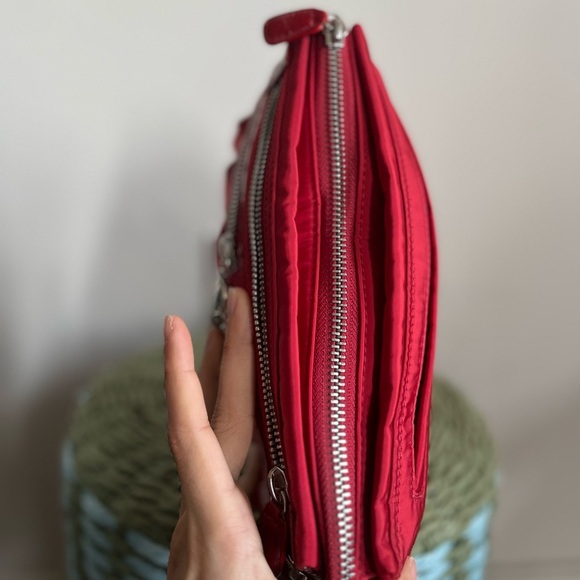 Brighton VTG Red Crossbody Nylon Bag - Picture 14 of 16